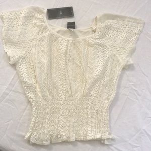NWT J.T.B. Lace Top